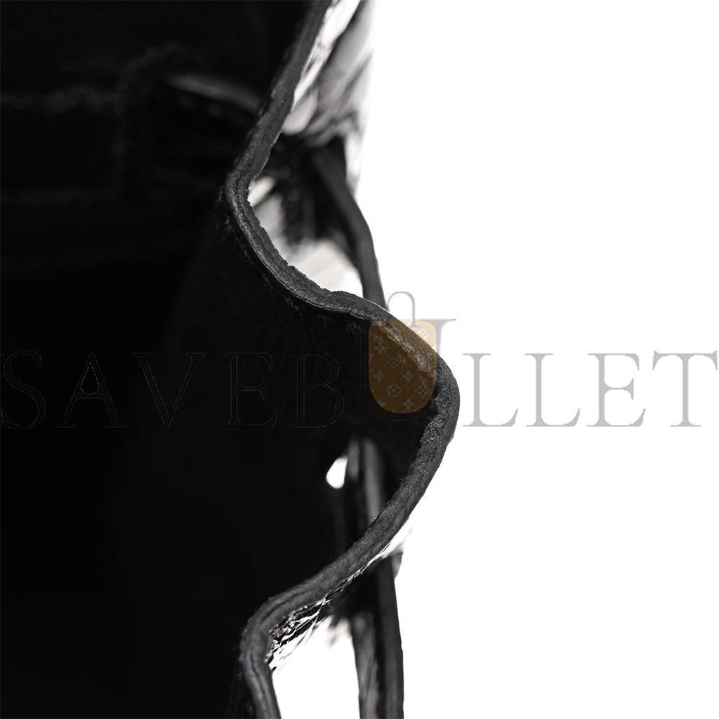 HERMES MASTER NOIR BLACK GHW NILOTICUS CROCODILE BIRKIN 30 HANDBAG (30*22*16cm)